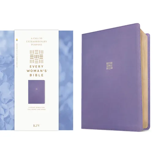 KJV Every Woman's Bible, Filament Enabled (Leatherlike, Periwinkle Purple, Red Letter)