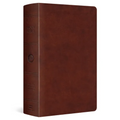 ESV Giant Print Personal Size Bible, Red Letter (Trutone, Chestnut)