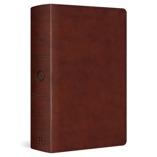 ESV Giant Print Personal Size Bible, Red Letter (Trutone, Chestnut)
