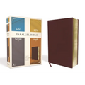 Niv, Kjv, Nasb, Amplified, Parallel Bible, Bonded Leather, Burgundy: Four Bible Versions Together for Study and Comparison