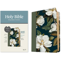 KJV Personal Size Giant Print Bible, Filament Enabled (Leatherlike, Magnolia Sage Green, Red Letter)