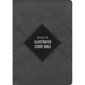 CSB Baker Illustrated Study Bible, Charcoal Leathertouch