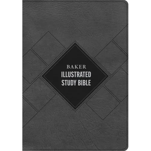 CSB Baker Illustrated Study Bible, Charcoal Leathertouch
