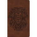 ESV Thinline Bible, Red Letter (Trutone, Brown, Royal Lion Design)