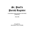 St. Paul's Parish Register