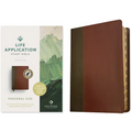 NLT Life Application Study Bible, Third Edition, Personal Size (Leatherlike, Brown/Mahogany, Indexed, Red Letter)