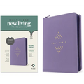 NLT Compact Giant Print Zipper Bible, Filament Enabled (Leatherlike, Diamond Lavender, Red Letter)