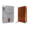Nasb, Personal Size Bible, Large Print, Leathersoft, Brown, Red Letter, 1995 Text, Comfort Print