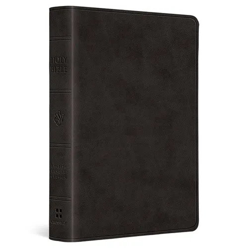 ESV Value Large Print Compact Bible, Red Letter (Trutone, Black)