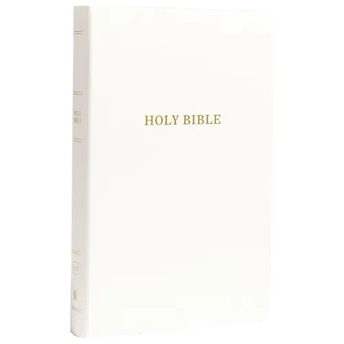 KJV, Gift and Award Bible, Imitation Leather, White, Red Letter Edition