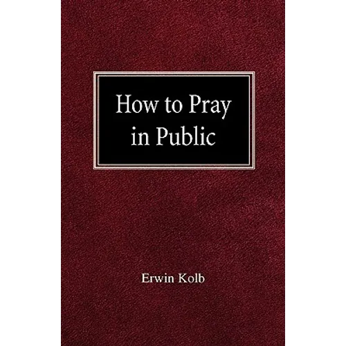 How to Pray in Public