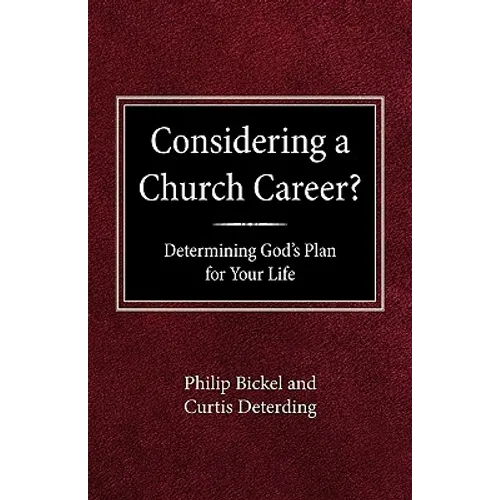 Considering A Church Career? Determining God's Plan For Your Life