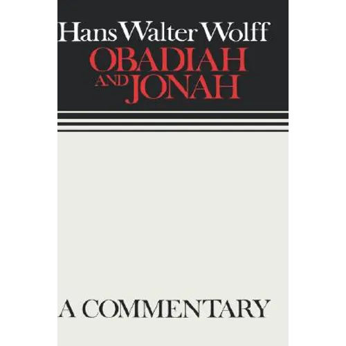 Obadiah and Jonah: Continental Commentaries