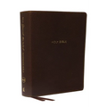 NKJV, Journal the Word Reference Bible, Imitation Leather, Brown, Red Letter Edition, Comfort Print: Let Scripture Explain Scripture. Reflect on What