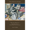 Multiple Originals: New Approaches to Hebrew Bible Textual Criticism