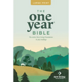 One Year Premium Slimline Bible-NLT-Large Print 10th Anniversary