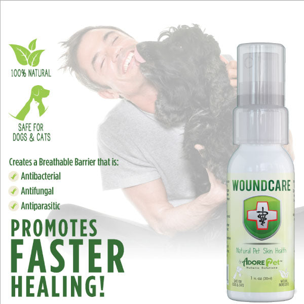 Natural Wound Care Spray for Dogs & Cats