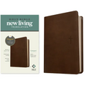 NLT Compact Bible, Filament Enabled (Leatherlike, Rustic Brown Cross, Red Letter)