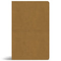 CSB Thinline Reference Bible, Digital Study Edition, Camel Suedesoft Leathertouch