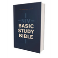Niv, Basic Study Bible, Economy Edition, Paperback, Blue, Red Letter
