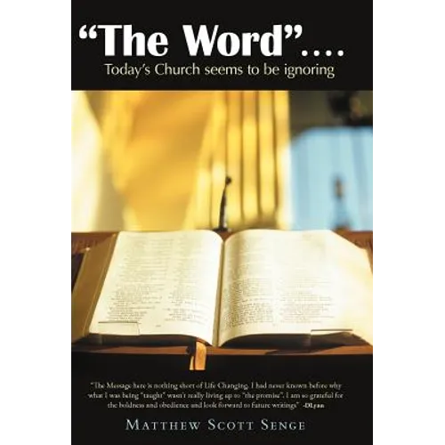The Word ....: Today's Church Seems to Be Ignoring