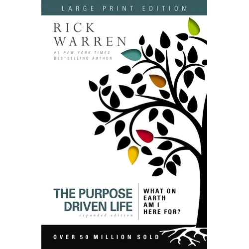 The Purpose Driven Life Large Print: What on Earth Am I Here For? (Expanded)