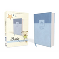 Niv, Baby Gift Bible, Holy Bible, Leathersoft, Blue, Red Letter, Comfort Print: Keepsake Edition