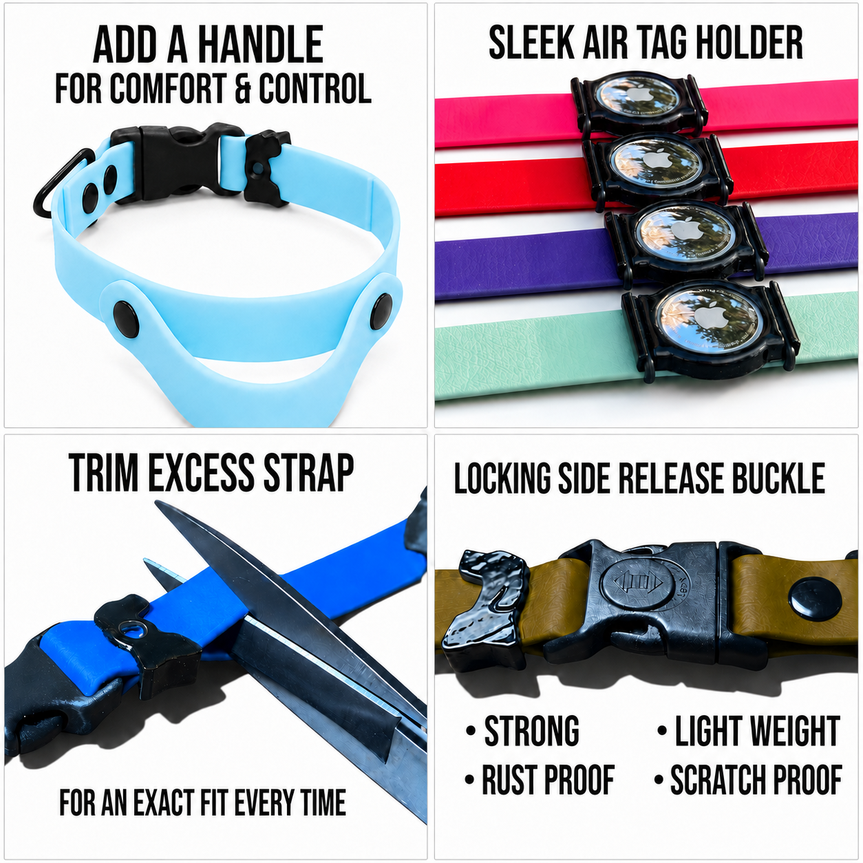 Waterproof BioThane Dog Collar