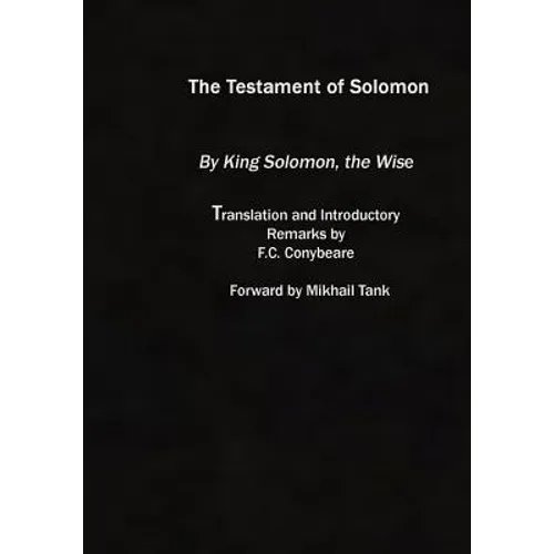 The Testament of Solomon: (original Version)