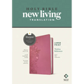 NLT Large Print Thinline Reference Bible, Filament Enabled (Leatherlike, Peony Pink, Red Letter)