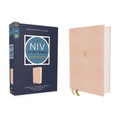 NIV Study Bible, Fully Revised Edition (Study Deeply. Believe Wholeheartedly.), Cloth Over Board, Pink, Red Letter, Comfort Print