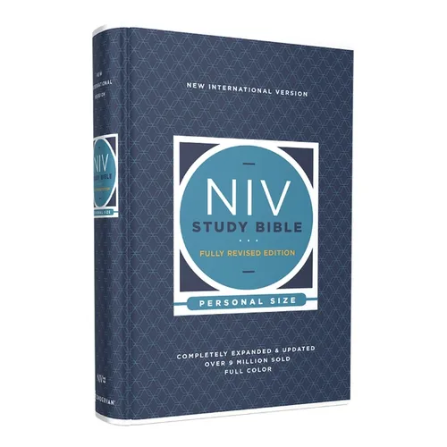 NIV Study Bible, Fully Revised Edition, Personal Size, Hardcover, Red Letter, Comfort Print