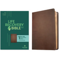 NLT Life Recovery Bible, Second Edition (Leatherlike, Rustic Brown)