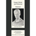 Essays Critical and Historical I