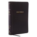 KJV, Reference Bible, Personal Size Giant Print, Bonded Leather, Black, Red Letter Edition