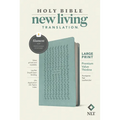 NLT Large Print Premium Value Thinline Bible, Filament Enabled (Leatherlike, Eucalyptus Teal)