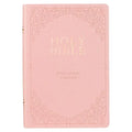 KJV Bible Giant Print Full-Size Faux Leather, Pink)