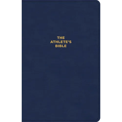 CSB Athlete's Bible, Revised and Updated, Optimal Type, Navy Leathertouch: Devotional Bible for Athletes