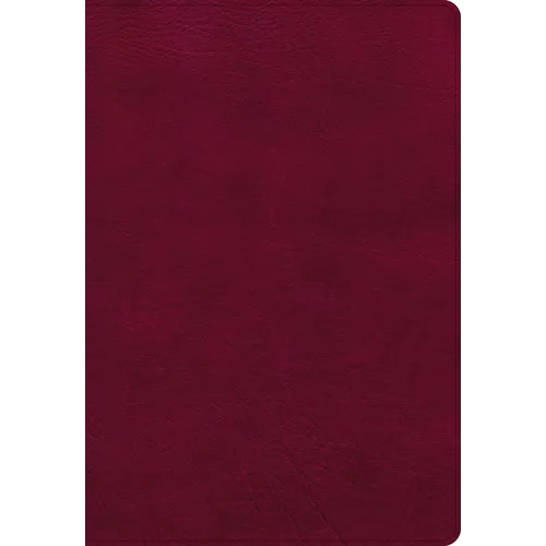 NASB Super Giant Print Reference Bible, Burgundy Leathertouch, Indexed