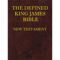 Defined King James Bible New Testament
