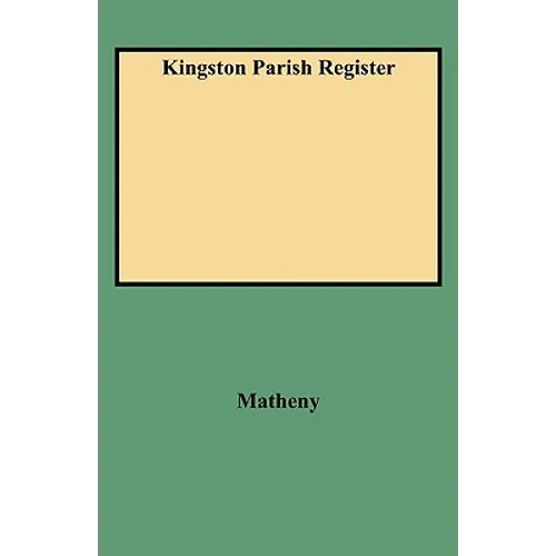 Kingston Parish Register