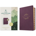 NLT Life Application Study Bible, Third Edition (Leatherlike, Purple, Indexed, Red Letter)