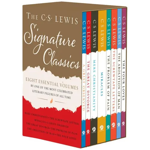 The C. S. Lewis Signature Classics (8-Volume Box Set): An Anthology of 8 C. S. Lewis Titles: Mere Christianity, the Screwtape Letters, Miracles, the G