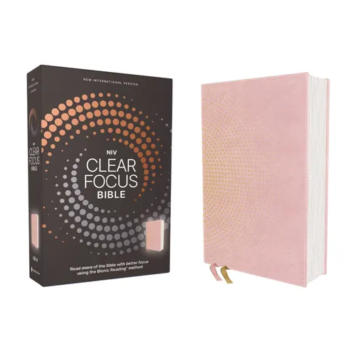 Niv, Clear Focus Bible, Leathersoft, Pink: Read More of the Bible with Better Focus Using the Bionic Reading Method
