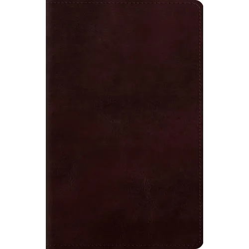ESV Giant Print Personal Size Bible, Red Letter (Trutone, Mahogany)