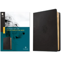 NLT Courage for Life Study Bible for Men, Filament Enabled (Leatherlike, Onyx Lion)