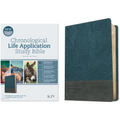 KJV Chronological Life Application Study Bible, Second Edition (Leatherlike, Palm Forest Blue)