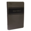 KJV, Deluxe Gift Bible, Imitation Leather, Gray, Red Letter Edition