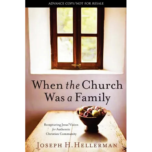 When the Church Was a Family: Recapturing Jesus' Vision for Authentic Christian Community