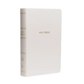 NKJV, Gift and Award Bible, Leather-Look, White, Red Letter Edition